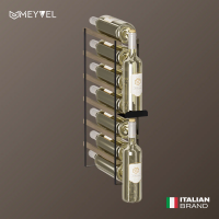 Винный шкаф Meyvel MV9-KST1, серебристый