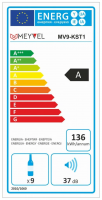 Винный шкаф Meyvel MV9-KST1, серебристый