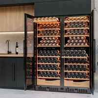 Винный шкаф Meyvel MV95-KBT2 (Slim), черный