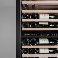 Винный шкаф Meyvel MV98-KBT3 (Slim), черный