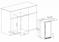 Винный шкаф Meyvel MV99PRO-KBT2, черный