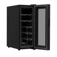 Винный шкаф Meyvel MV12-TBD1, черный