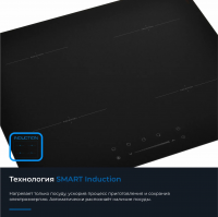 Индукционная варочная панель Zugel ZIH604B, черный