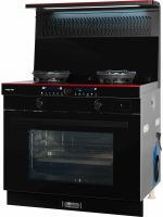 Плита комбинированная Hiberg S-FEG 92 с вытяжкой i-VM 9120, черный