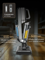 Пылесос вертикальный Hiberg STORM 3, темно-серый