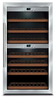 Встраиваемый винный шкаф Caso WineComfort 66, серебристый
