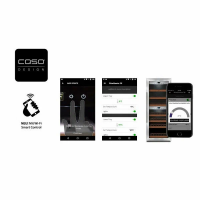 Встраиваемый винный шкаф Caso WineComfort 660 Smart, серебристый