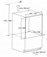 Встраиваемый винный шкаф Caso WineDeluxe WD 24, черный