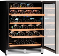 Встраиваемый винный шкаф Climadiff CBU51D1X, серебристый