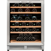 Встраиваемый винный шкаф Climadiff CBU51D1X, серебристый