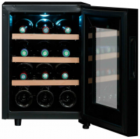 Встраиваемый винный шкаф Climadiff CC12, черный