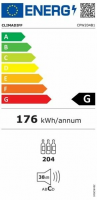 Встраиваемый винный шкаф Climadiff CPW204B1, черный