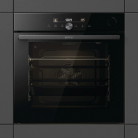 Духовой шкаф электрический с паром Gorenje BSA6747DGWI, черный