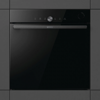 Духовой шкаф электрический с паром Gorenje BSA6747DGWI, черный
