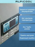 Автомобильный холодильник Alpicool BD85 (12/24), серебристый