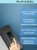 Автомобильный холодильник Alpicool C25 (12/24), серебристый
