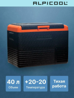 Автомобильный холодильник Alpicool CL40 (12/24), черный