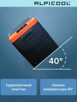 Автомобильный холодильник Alpicool CL40 (12/24), черный