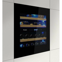 Встраиваемый винный шкаф Pando PVMAVP 60-25CRR, черный