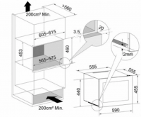 Встраиваемый винный шкаф Temptech OBI45SS, нержавеющая сталь