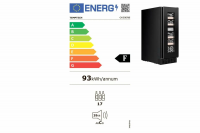 Встраиваемый винный шкаф Temptech OX30DRB, черный