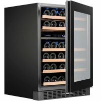 Встраиваемый винный шкаф Temptech OX60DRB-24, черный