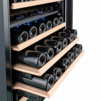 Встраиваемый винный шкаф Temptech OX60DRB-24, черный