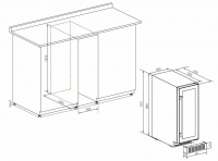 Винный шкаф Temptech PRESX30DB, черный