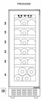 Винный шкаф Temptech PRESX30DB, черный