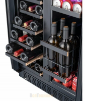 Винный шкаф Temptech SOM2DX60DRB, черный
