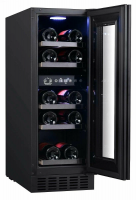 Встраиваемый винный шкаф Temptech SOMX30DRB-24, черный