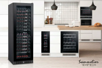 Встраиваемый винный шкаф Temptech SOMZ45SB, черный