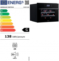 Встраиваемый винный шкаф Temptech SOMZ45SB, черный