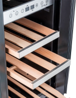 Встраиваемый винный шкаф Temptech STX30DS, нержавеющая сталь