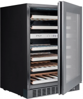 Встраиваемый винный шкаф Temptech STX60DRB, черный