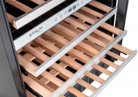 Встраиваемый винный шкаф Temptech STX60DRB, черный