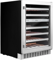 Встраиваемый винный шкаф Temptech STX60DS, нержавеющая сталь