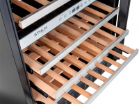 Встраиваемый винный шкаф Temptech STX60DS, нержавеющая сталь