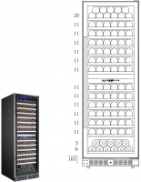 Винный шкаф Temptech Premium WP180DCB, черный