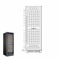 Винный шкаф Temptech Premium WP180DCB, черный