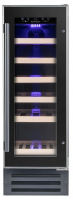 Встраиваемый винный шкаф Temptech WPQ30SCB, черный