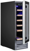Встраиваемый винный шкаф Temptech WPQ30SCB, черный
