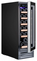 Встраиваемый винный шкаф Temptech WPQ30SCB, черный