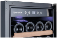 Встраиваемый винный шкаф Temptech WPQ38SCB, черный