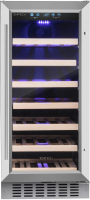 Встраиваемый винный шкаф Temptech WPQ38SCS, серебристый