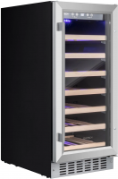 Встраиваемый винный шкаф Temptech WPQ38SCS, серебристый