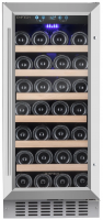 Встраиваемый винный шкаф Temptech WPQ38SCS, серебристый