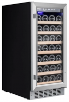 Встраиваемый винный шкаф Temptech WPQ38SCS, серебристый