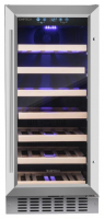 Встраиваемый винный шкаф Temptech WPQ38SCS, серебристый