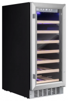 Встраиваемый винный шкаф Temptech WPQ38SCS, серебристый